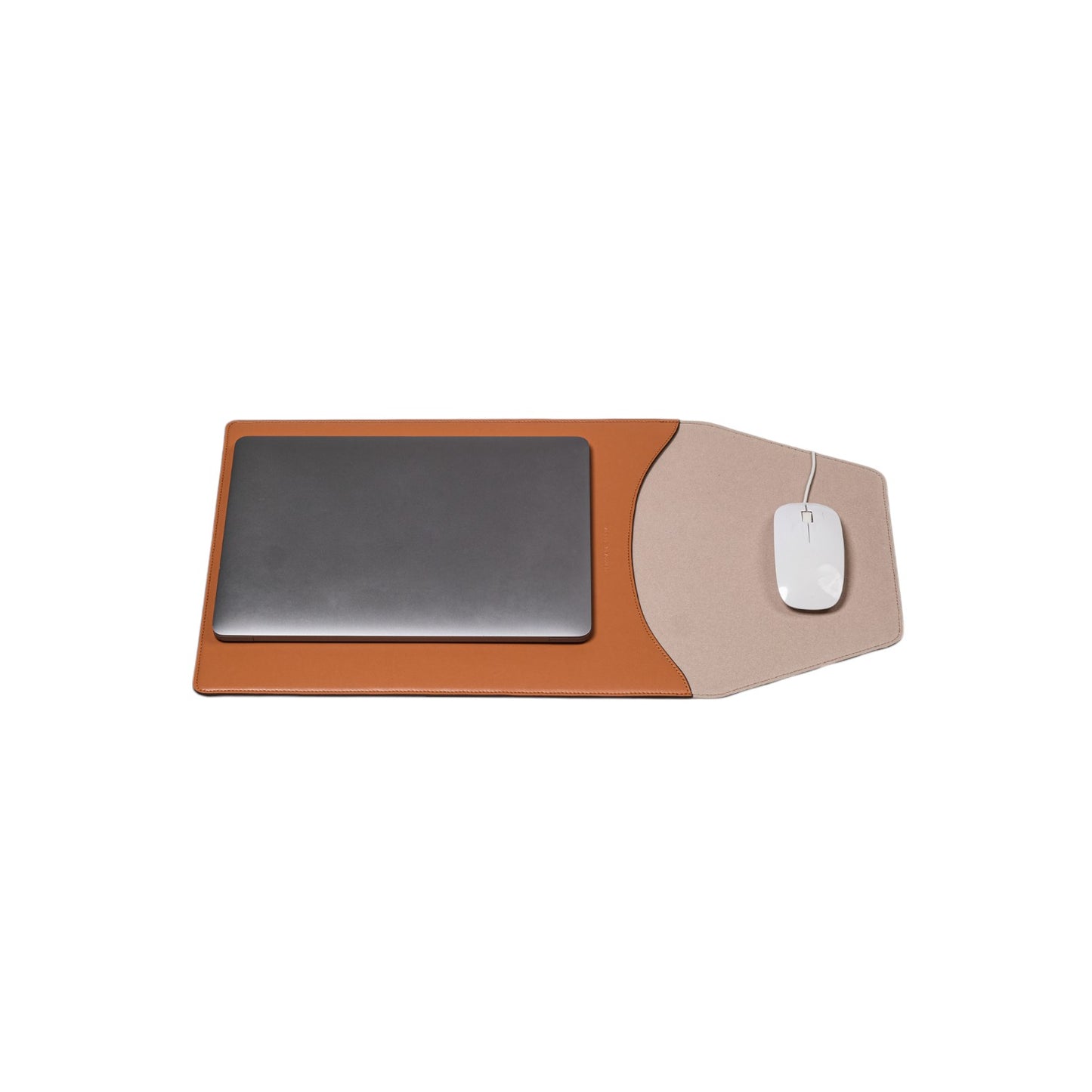 Vegan Apple Leather Laptop Sleeve Caramel