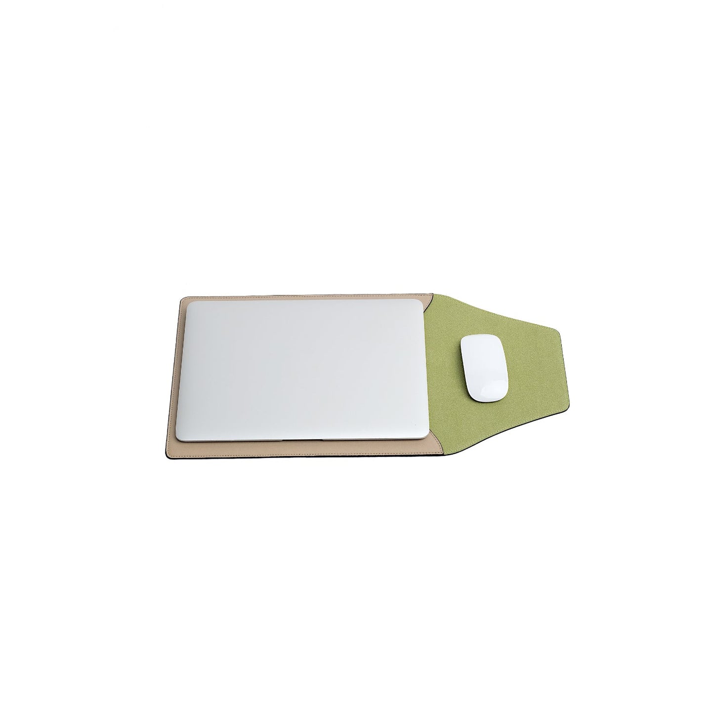 Vegan Apple Leather Laptop Sleeve Beige