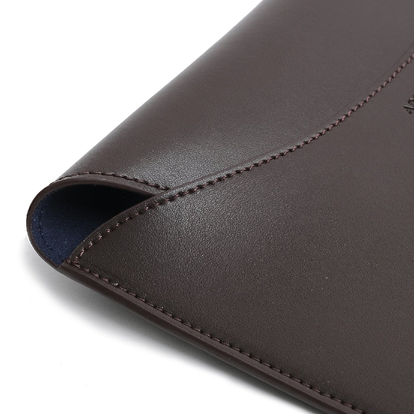 Vegan Apple Leather Laptop Sleeve Brown