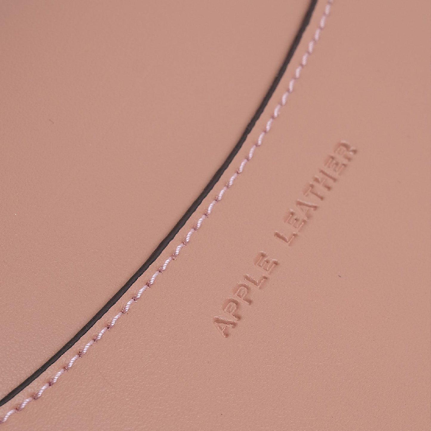 Vegan Apple Leather Laptop Sleeve Pink