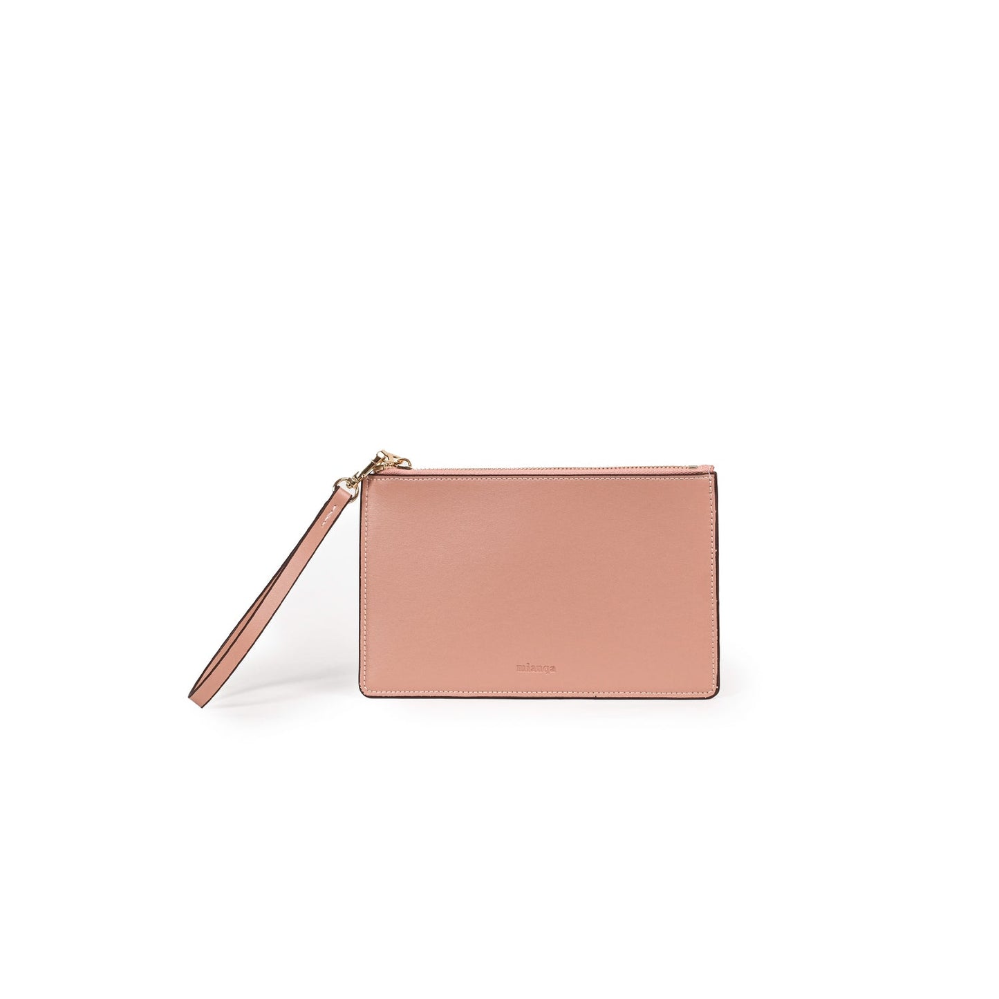 Vegan Bitkisel Elma Derisi Minimalist Cüzdan Pembe