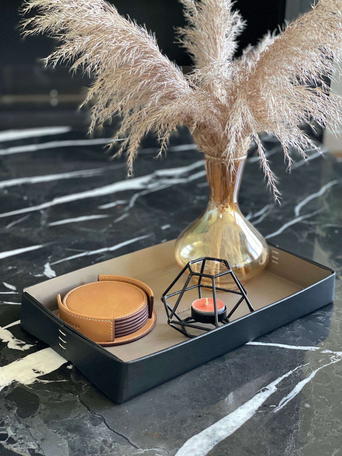 Vegan Zeytin Derisi Tepsi Siyah
